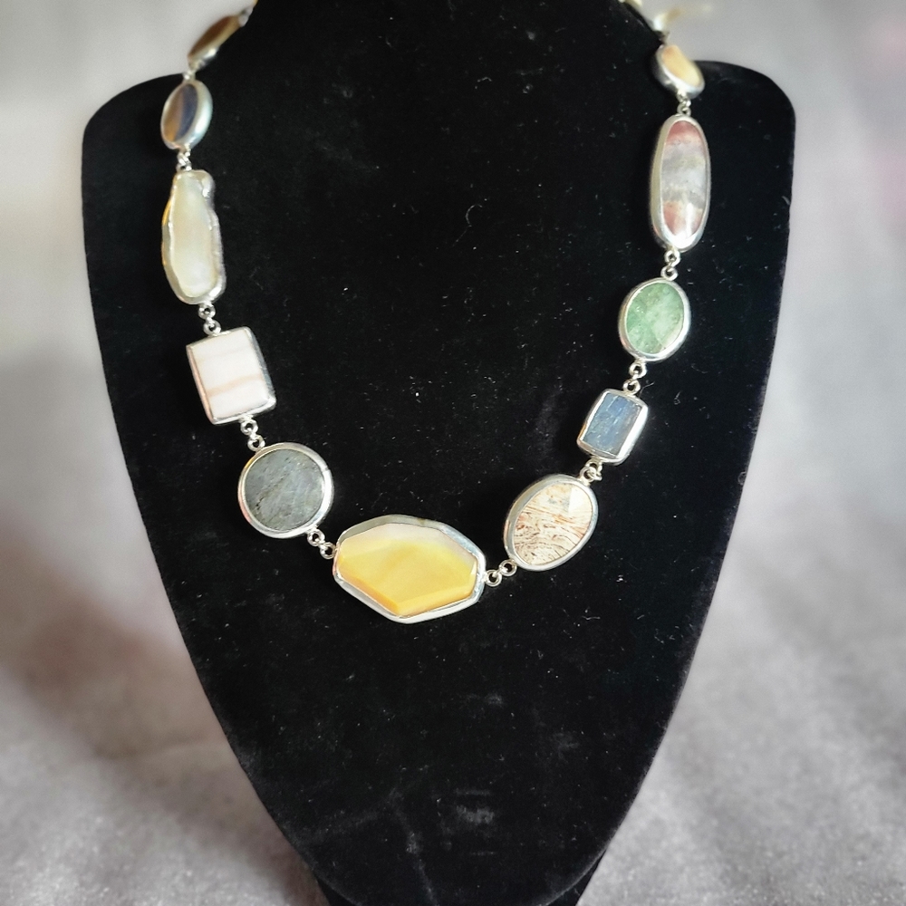 Chan Luu Silver Mix Sardinia Necklace Gorgeous!